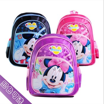 mochilas escola infantil desenhos animados - pct 4 pcs