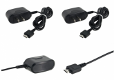 Mobile Phone US Plug Charger Adapter for LG (Black) 10 unid