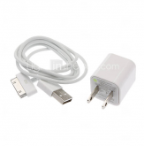 Carregador USB com cabo de dados para o iPhone 4/4S - pct 10