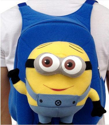 Minion Plush Backpack / Escola  pct 4/pcs