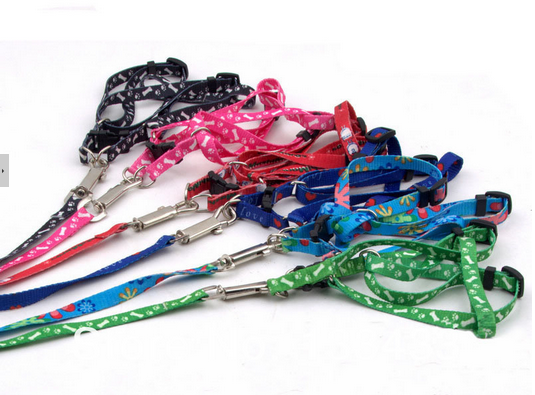 corda pequena Pet Dog Cat ajustável Harness Rope pct10