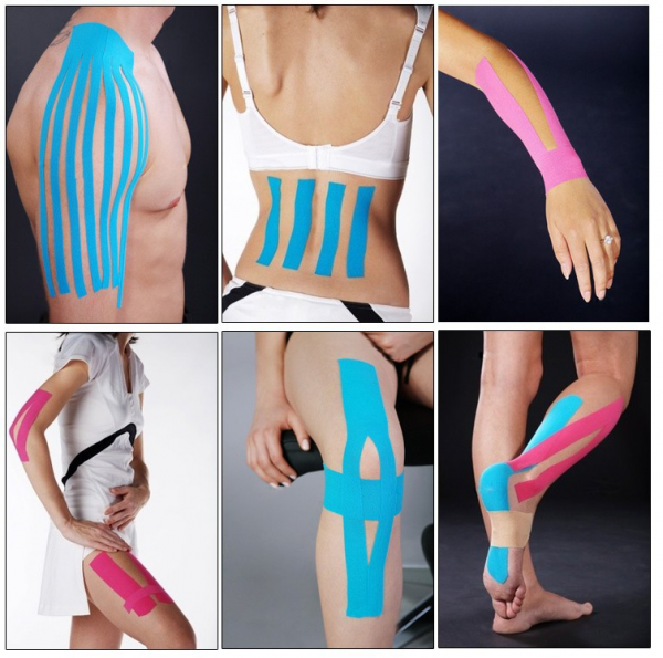 Fita Kinesio tape 5cm * 5m - pct 5 unidades